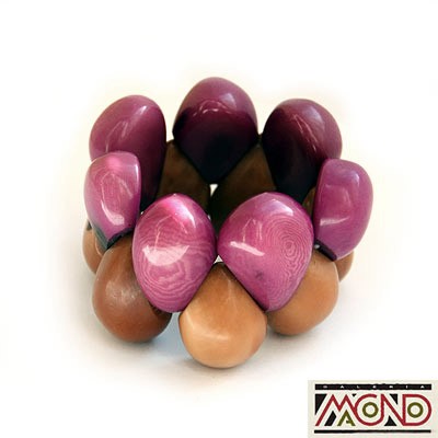 Bransoletka z kolumbijskiej palmy Tagua (03)  Galeria Macondo