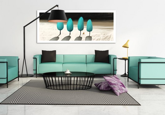 OBRAZ NA PŁÓTNIE - 120x50cm NOWdeco