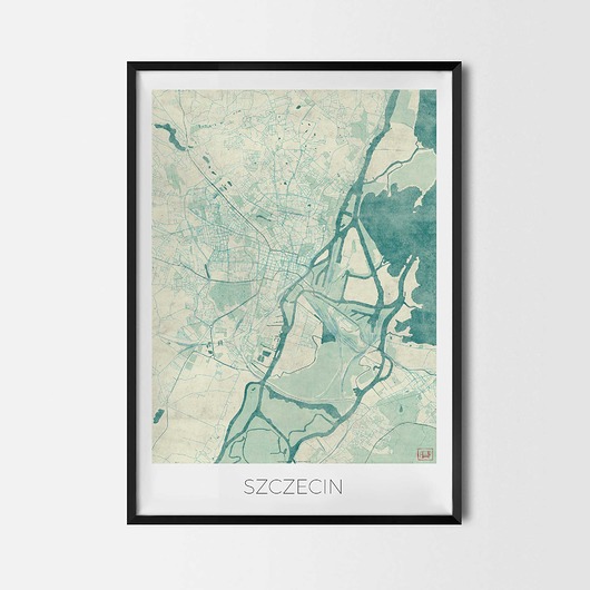 Plakat Szczecin - CityArtPosters CityArtPosters