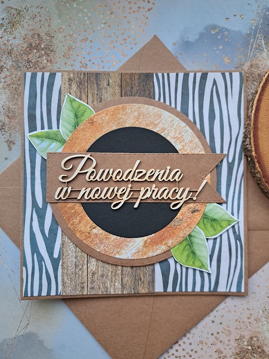 kartki scrapbooking Kartka na pożegnanie w pracy/odejście z pracy