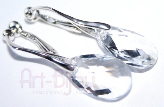 Pear Crystal - klipsy margot