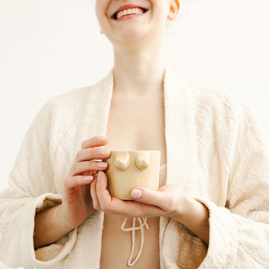 kubki Kubek ceramiczny Boobs - na kawę, herbatę i inne napoje