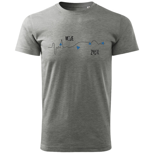 t-shirty męskie Tatra Art - Tatry moje życie