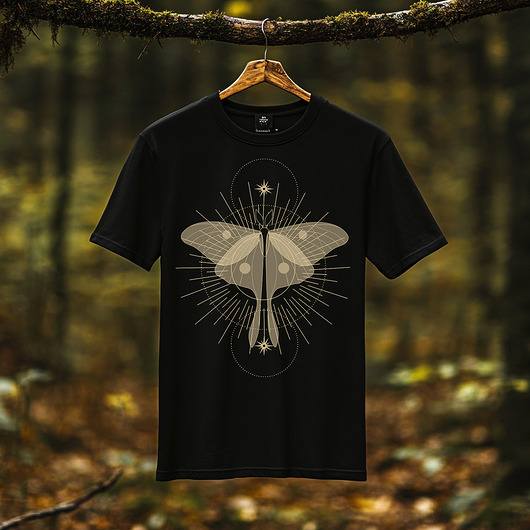 t-shirty męskie Koszulka - Alchemia Symboli, Gwiezdny motyl #2