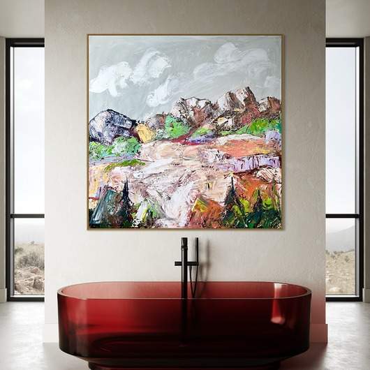 obrazy Obraz abstrakcyjny 100x100 cm