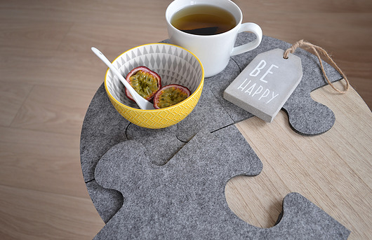 PODKŁADKI PUZZLE - zamówienie specjalne felt label