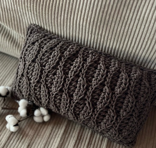 poduszki plecione Poduszka dekoracyjna  40 x30 cm