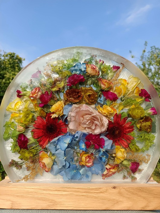 Ślub - inne Konserwacja bukietów ślubnych - koło