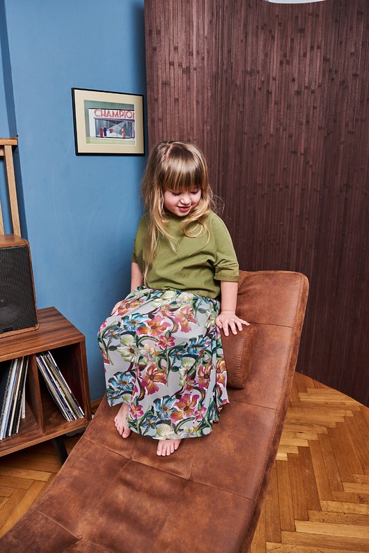 spódniczki dla dziewczynki Spódnica maxi "Happiness"
