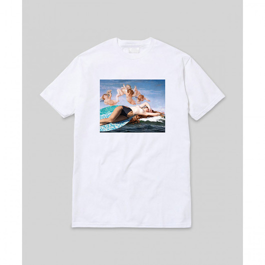 t-shirty męskie T-shirt Narodziny Wenus Biała