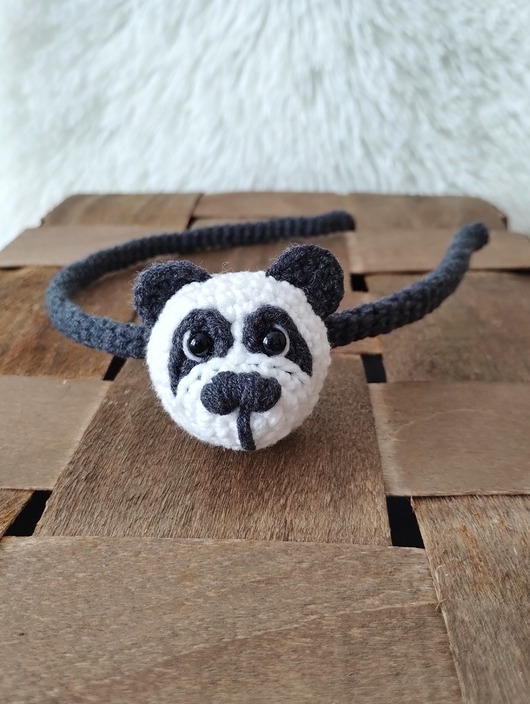 ozdoby do włosów dla dzieci Opaska do włosów panda