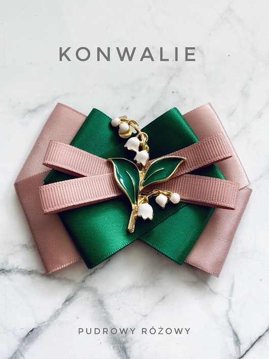broszki Kolekcja Kwiatowa KONWALIE Brosza z kwiatami