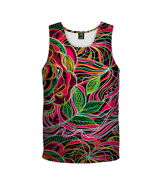 t-shirty dla dziewczynki Bokserka Top Girl DR.CROW Drawn Flowers