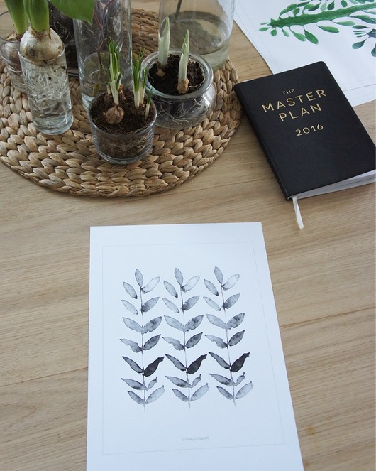 Plant /  plakat/poster, wydruk cyfrowy Margo Hupert
