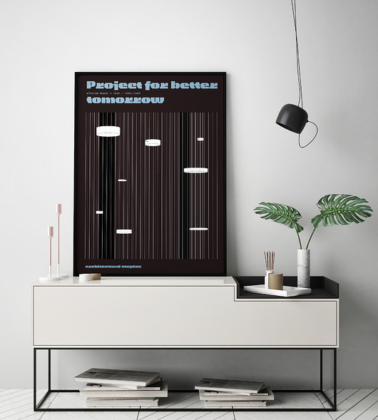 grafiki i ilustracje Architektoniczne utopie: Dalsze jutro