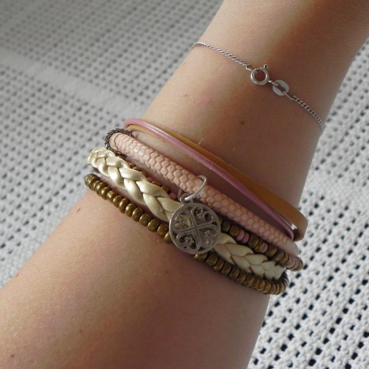 boho gold&pink Lahovska