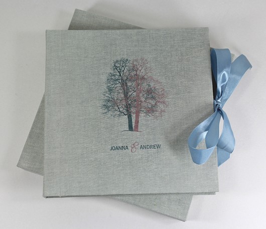 ALBUM "Para drzew" z pudłem  papier LAB