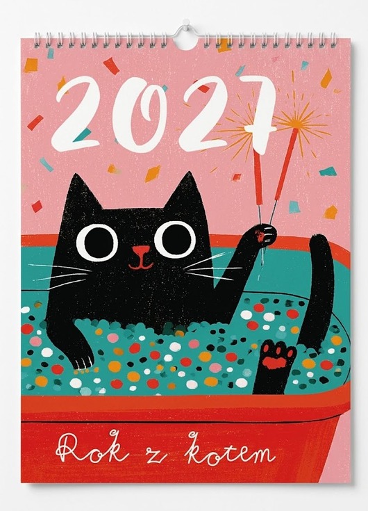 kalendarze i plannery Kalendarz 2027 KOTY Z KOTAMI