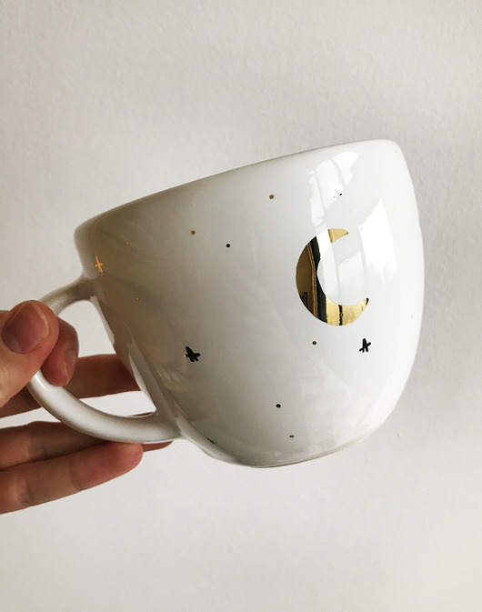 Ceramiczny duży kubek bialy 500 ml ELEMTHEBRAND