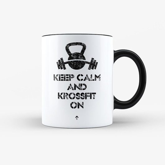 kubki Kubek Keep Calm Krossfit On - 330ml