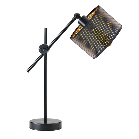 lampy stołowe Designerska lampa biurkowa z ażurowym kloszem MALI AŻUR