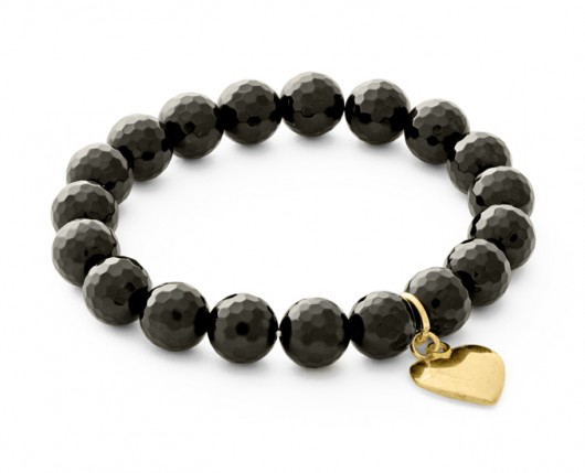 Onyx with heart pendant. Lavoga