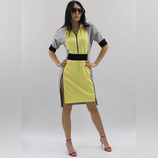 Sportowa bawełniana sukienka- IGA 1 MM FASHION