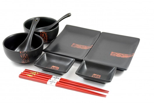 zestaw do sushi BLACK BUDGET EDO ART FOOD