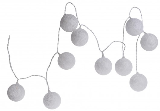 Cotton Balls białe 190 cm MIA home