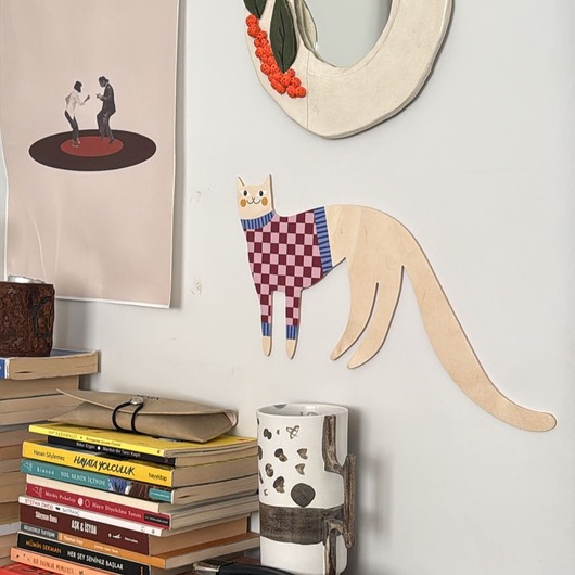 plakaty Plakat Nuddle the cat - dekoracja ścienna
