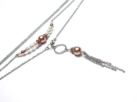 Alloys Collection - pearls /copper/ - naszyjnik KiKa pracownia