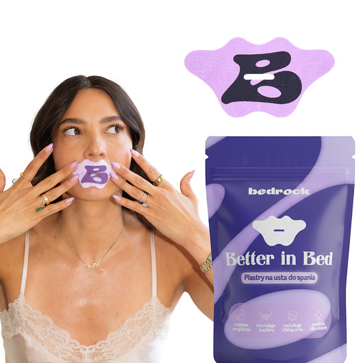 akcesoria różne Plastry na usta do spania Bedrock LILIOWE (30 szt.)