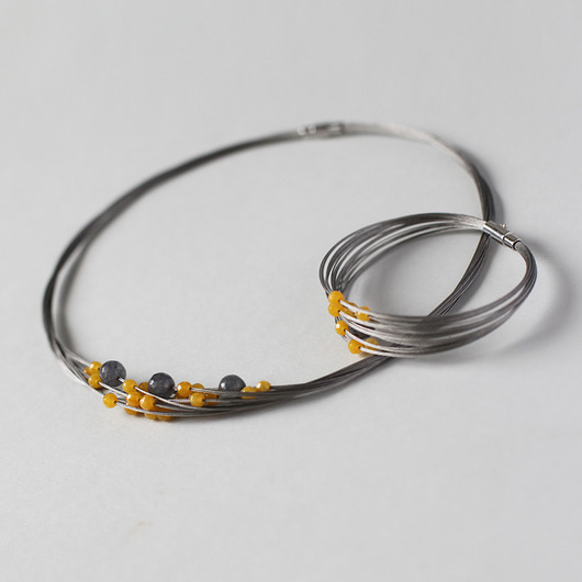 komplet biżuterii Komplet Hello Yellow