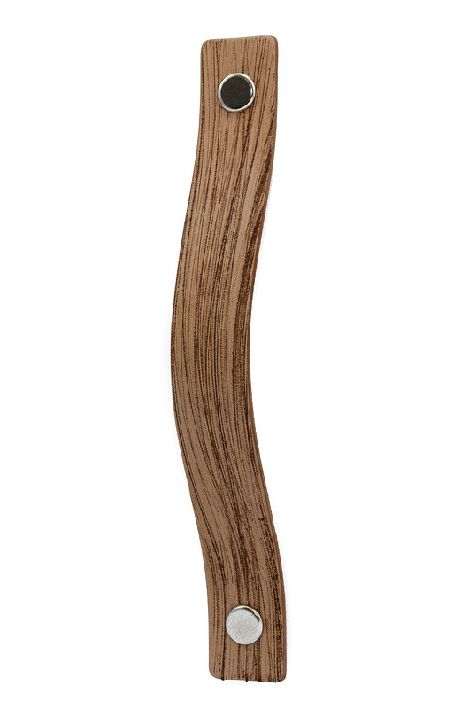 gałki do mebli Skórzany uchwyt meblowy COLORISO BRIAR WOOD