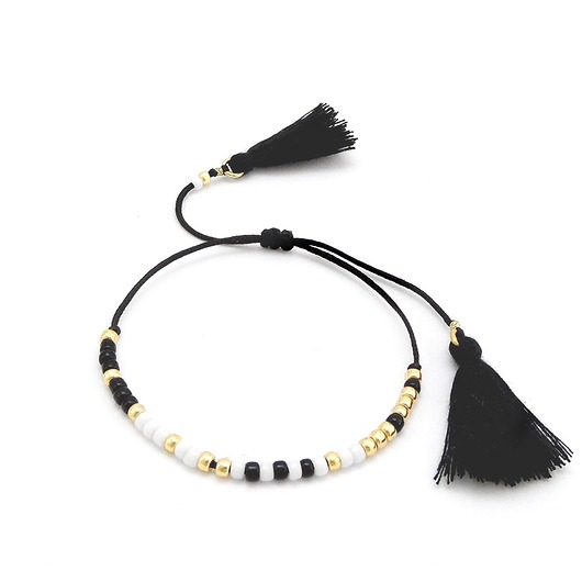 Bransoletka Minimal – Black Elegance Ilovehandmade