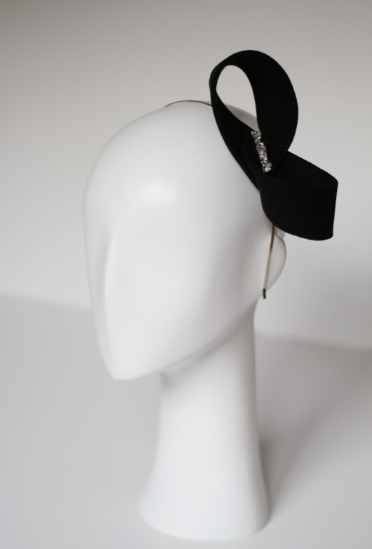 Fascynator z kamieniami BOZKA Luxury Handmade