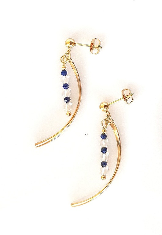 kolczyki pozłacane Kolczyki pozłacane Kostki Lodu