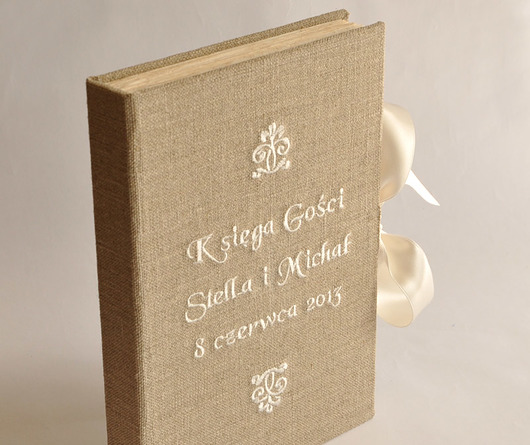 haftowana księga gości papirell