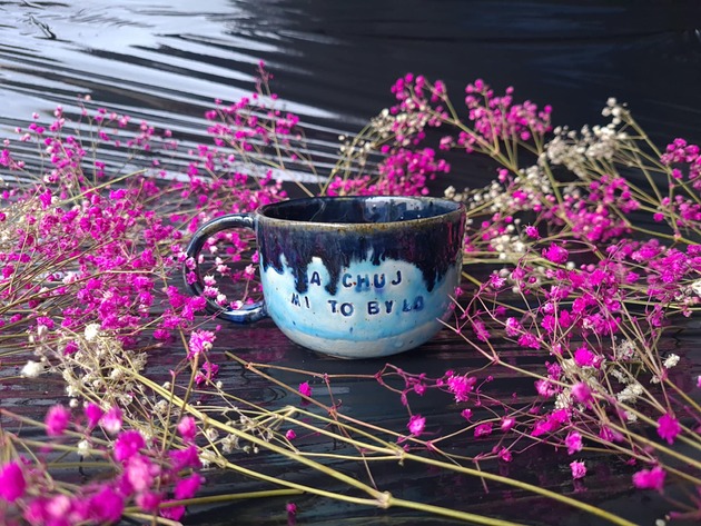 kubki Kubek ceramiczny z napisem "Na chuj mi to było"