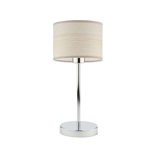 lampy stołowe Lampka stołowa w stylu skandynawskim NICEA ECO z fornirowym abażurem