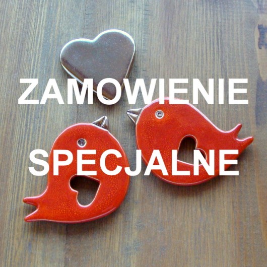 Zakochane ptaszki AKoArt Ceramika