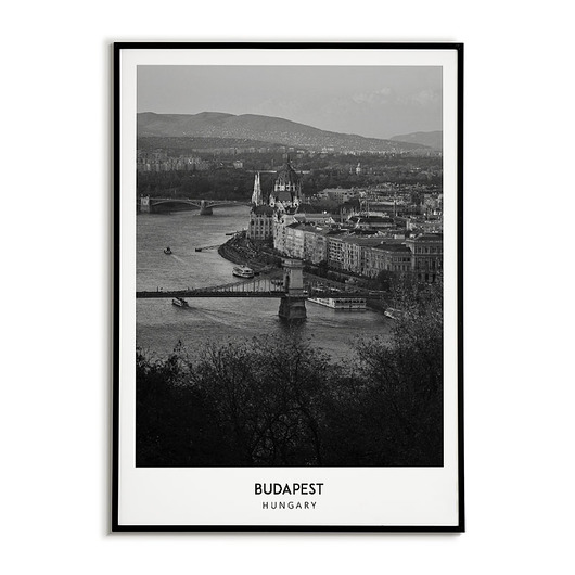 plakaty Plakat miasto WĘGRY - BUDAPESZT obraz