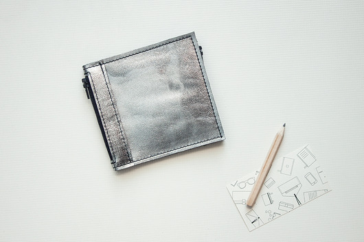 Portfel - Pocket MIDI / Silver Alicja Getka LAB