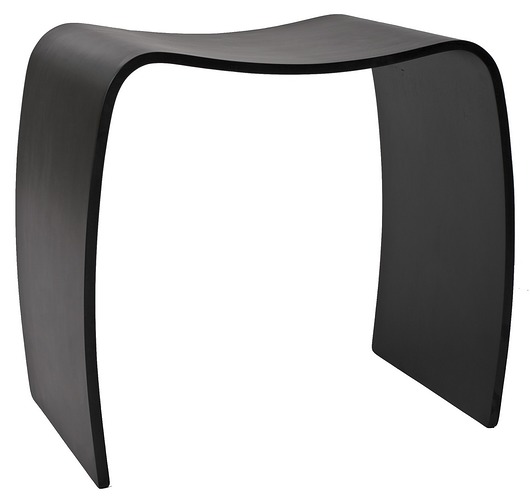 Stołek, siedzisko, podnóżek Mitch Black Home Design