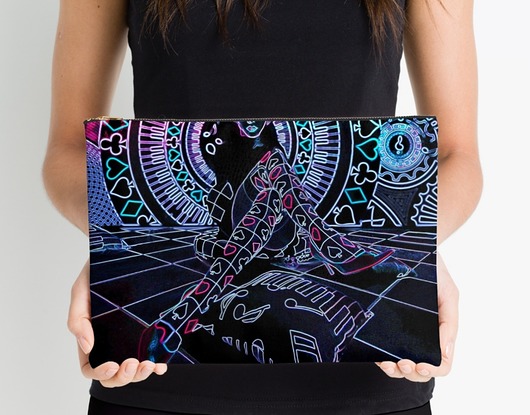 torebki do ręki NEON PLAYFUL torebka/kosmetyczka