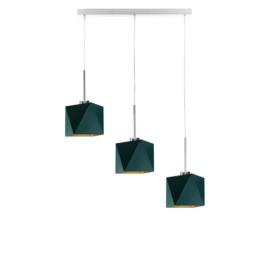 Lampa wisząca do kuchni 3-płomienna MICHIGAN GOLD LYSNE