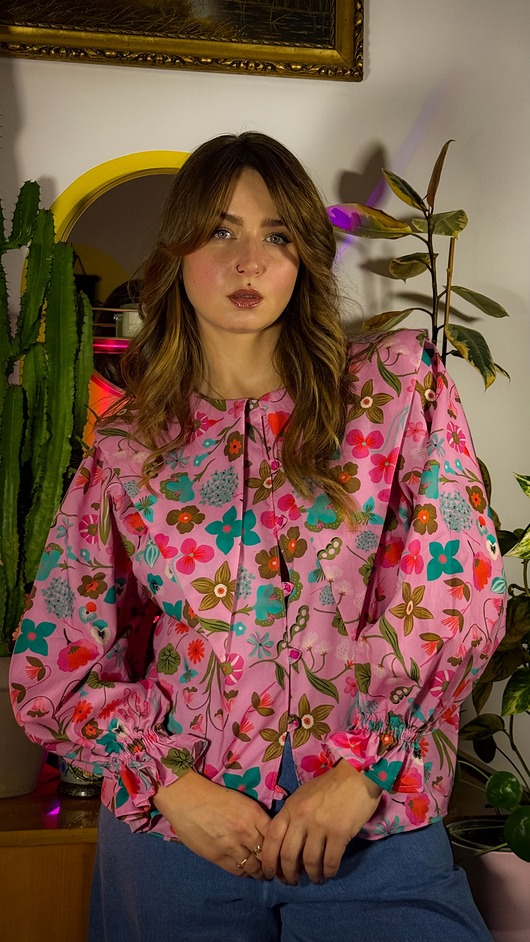 koszule damskie Koszula Różowa Polana