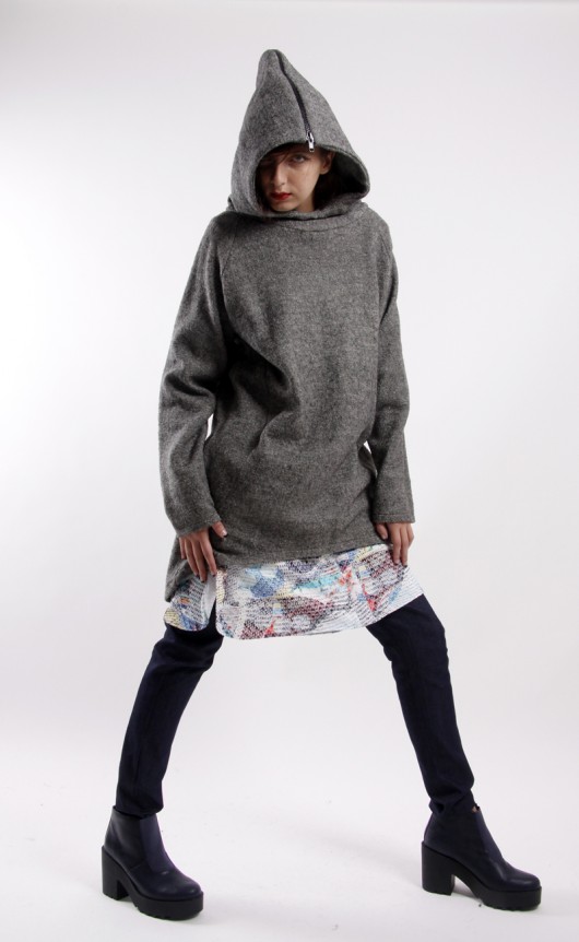 Macosa /Redi/ Looseblouse Grey W Macosa