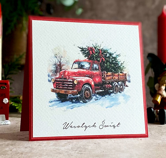 kartki świąteczne Personalizowana kartka na Boże Narodzenie, BN 57