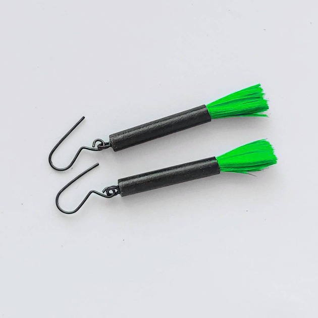 kolczyki z piórami PIÓRKO kolczyki